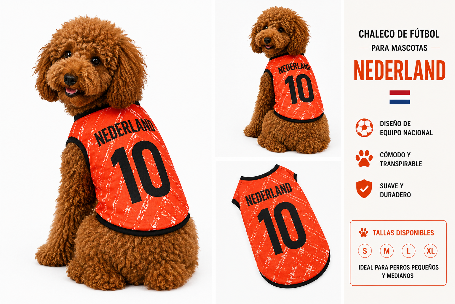 Camiseta Mundialera Holanda | MeganPaw