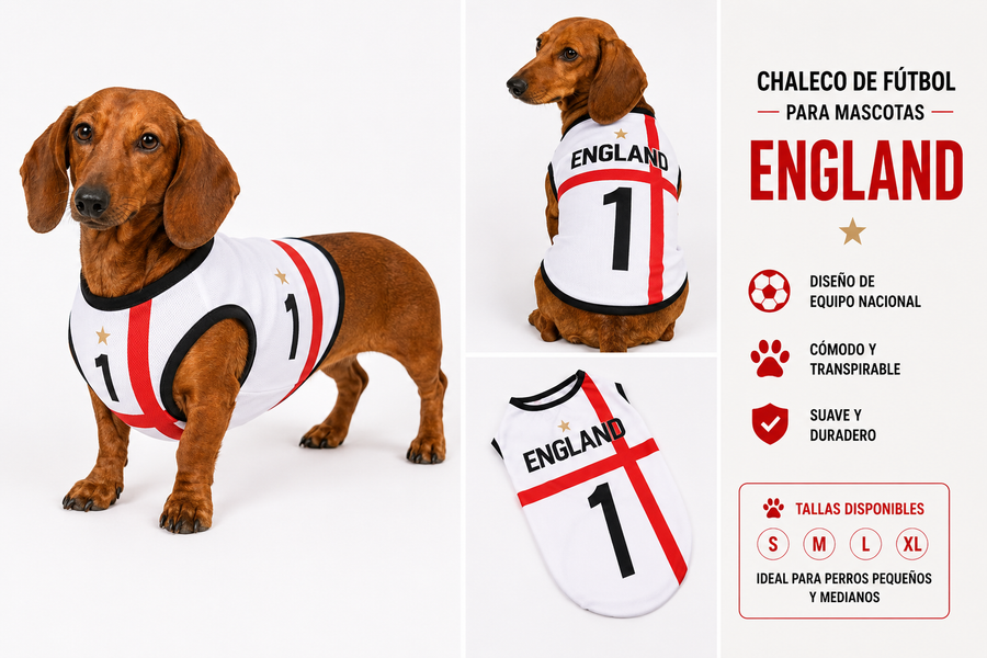 Camiseta Mundialera Inglaterra | MeganPaw