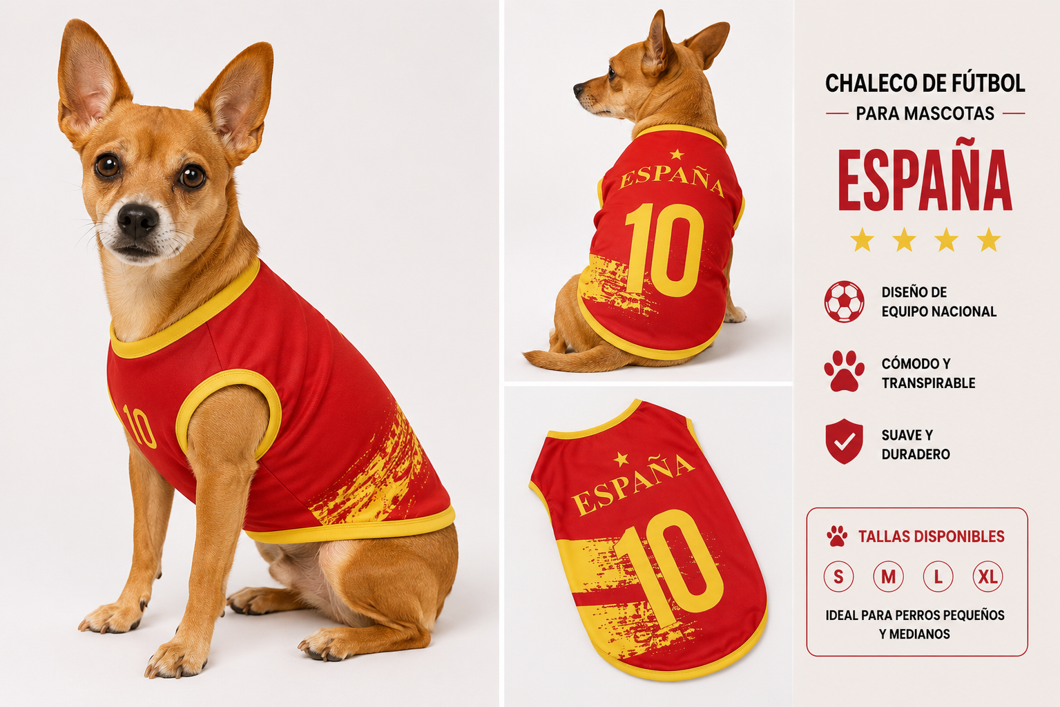 Camiseta Mundialera España | MeganPaw